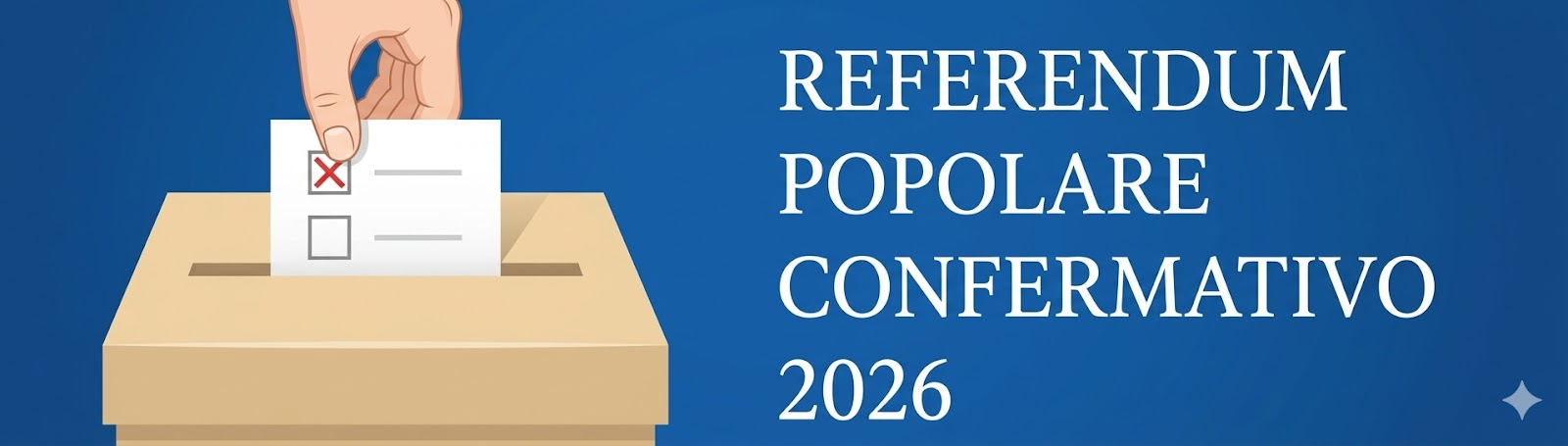 Immagine Referendum Popolare confermativo del 22 e 23 Marzo 2026