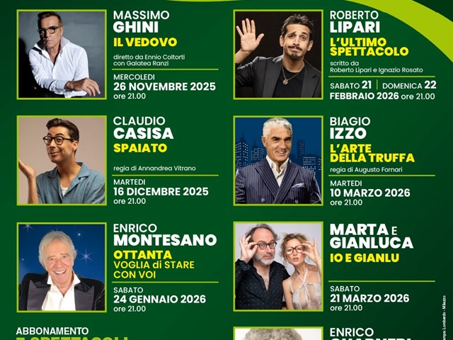 Stagione teatrale invernale al "Trifiletti". Abbonamenti in vendita al botteghino del teatro Immagine novità in apertura