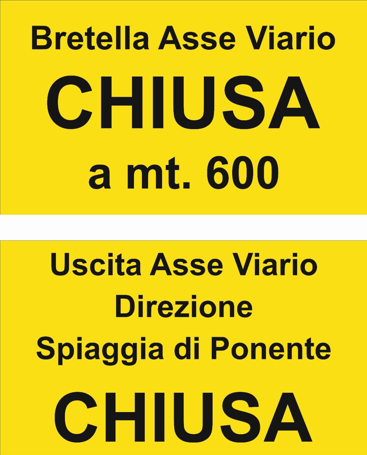 Dal 26 al 31 maggio chiuso il tratto di asse viario compreso tra l’uscita di Ponente e San Paolino per consentire i lavori di scavo e interramento delle nuove tubazioni idriche