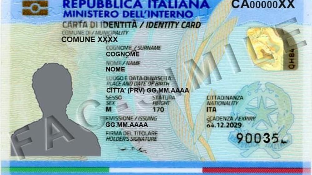 blue whale Terrible legation Carta di Identità Elettronica - Comune di Milazzo